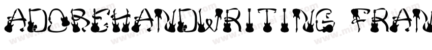 Adobehandwriting Frank字体转换